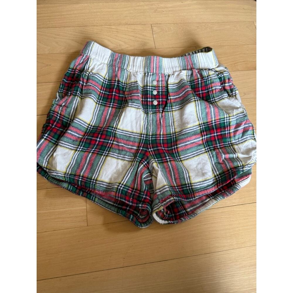 Aerie Plaid Pajama Shorts